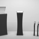 Equipamiento Urbano (Bebedero - Tacho de residuos - Bicicletero). Un proyecto de Diseño, Diseño industrial, Modelado 3D y Diseño 3D de Gastón Rubiolo - 19.11.2020