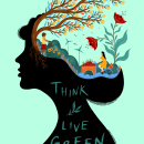 Live Green. Un proyecto de Ilustración de Cagla Zimmermann - 28.04.2022