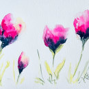 Spring Tulip Blooms. Ilustração tradicional, Artes plásticas, Pintura, Pintura em aquarela e Ilustração botânica projeto de Judy - 30.04.2022