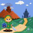 Mi proyecto final: Link :). Character Design, Video Games, Pixel Art, and Game Design project by federicoibarrab - 05.02.2022