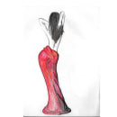 Mujer con falda.. Un proyecto de Ilustración tradicional, Bocetado, Creatividad y Dibujo a lápiz de Iris Cristal Guerrero García - 27.02.2022
