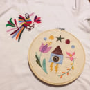 Colibri. Embroider project by Rosângela Santos - 05.04.2022