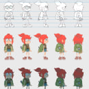 Diseño de personajes para animación con Caio Martins - CHLOE . Animation, Character Design, and Character Animation project by Alito Luca - 05.04.2022