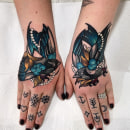 Hand tattoos. Un progetto di Design di tatuaggi di Olie Siiz - 08.05.2022