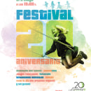 ALAVIDA_cartel Festival 20 Aniversario. Art Direction project by jose luis rubiano cabello - 05.01.2022