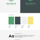 Shabits - diseño de logotipo y mini guía de marca. Br, ing e Identidade, e Design de logotipo projeto de Alena - 10.05.2022