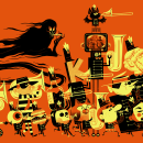 The Bad Guys Marching Band. Traditional illustration project by Andrew Kolb - 05.21.2022