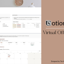 Notion Virtual Office & Productivity Dashboard. Un progetto di Graphic design, Web design, Sviluppo No-Code, Management e produttività di Frances Odera Matthews - 25.05.2022