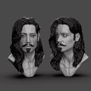 Mi proyecto del curso: Retrato 3D realista con ZBrush y KeyShot. Un proyecto de 3D, Modelado 3D y Diseño de personajes 3D de Andrés Ortega Zamorano - 06.06.2022