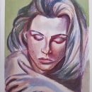 My project for course: Artistic Portrait with Watercolors. Un proyecto de Bellas Artes, Pintura, Pintura a la acuarela, Ilustración de retrato y Dibujo de Retrato de Erzsébet Láng-Ijjas - 11.06.2022