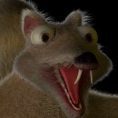 Ice Age´s Scrat. Animation, Rigging, 3D Animation, and 3D Modeling project by Jr Flores Carrillo - 05.01.2022