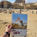 Sketching Trip in Egypt!. Ilustração tradicional, e Pintura em aquarela projeto de Timo Bechert - 15.06.2022