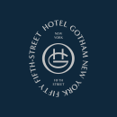 Hotel Gotham  - Brand identity design. Un progetto di Direzione artistica, Br, ing, Br, identit e Design di loghi di Alex Aperios - 16.06.2022