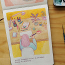 Mi proyecto del curso: Sketchbook para explorar tu estilo de dibujo. Um projeto de Ilustração, Esboçado, Criatividade, Desenho, Pintura em aquarela, Sketchbook e Pintura guache de Ingrid Zúñiga - 17.06.2022