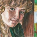 My project for course: Realistic Portrait with Coloured Pencils. Traditional illustration, Fine Arts, Pencil Drawing, Drawing, Portrait Illustration, Portrait Drawing, Realistic Drawing, Artistic Drawing, and Colored Pencil Drawing project by ewakozlowska86 - 06.18.2022