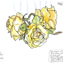 My project for course: Botanical Sketchbooking: A Meditative Approach. Ilustração tradicional, Esboçado, Desenho, Pintura em aquarela, Ilustração botânica, e Sketchbook projeto de Saskia Aïcha - 18.06.2022