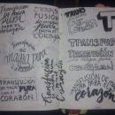 Mi proyecto del curso: Sketchbook con hand lettering: técnicas para desbloquear tu creatividad. Sketching, Creativit, Drawing, H, Lettering, and Sketchbook project by Paul Rios - 06.19.2022