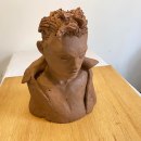 Meu projeto do curso: Introdução à escultura figurativa com argila. Fine Arts, and Sculpture project by Ernesto Solis - 06.19.2022