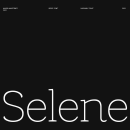 Selene Variable Font. Un proyecto de Diseño, Motion Graphics, Tipografía, Diseño tipográfico y Tipografía cinética de marialuisamd18 - 22.06.2022