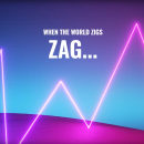 When The World Zigs... Zag. Motion Graphics projeto de Steve Smith - 10.05.2022
