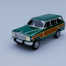 jeep wagoneer 1991. 3D, and 3D Modeling project by sabicogu - 06.23.2022