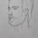 My project for course: Portrait Sketchbooking: Explore the Human Face. Un proyecto de Bocetado, Dibujo, Dibujo de Retrato, Dibujo artístico y Sketchbook de valentina nilam - 05.07.2022