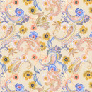 Estampado de Paisley. Traditional illustration, Pattern Design, Watercolor Painting, and Textile Design project by Sherezade Beltrán - 07.05.2022