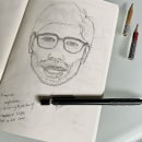 My project for course: Portrait Sketchbooking: Explore the Human Face. Un proyecto de Bocetado, Dibujo, Dibujo de Retrato, Dibujo artístico y Sketchbook de trinh.50 - 06.07.2022