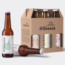 Cervezas Travesía. Projekt z dziedziny Projektowanie opakowań użytkownika Luis Fernández Pertierra - 07.07.2021