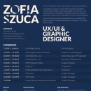 My project for course: Resumes for Creatives: Craft Your CV and Cover Letter. Un proyecto de Gestión del Portafolio de Zofia Szuca - 09.07.2022