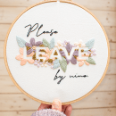 Please leave by nine. Embroider project by Theresa Wensing - 07.11.2022