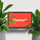Flaman TV. Um projeto de Design, Br, ing e Identidade, Design gráfico e Design de logotipo de Artídoto Estudio - 11.07.2022