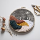 Les impressions. Arts, Crafts, Decoration, Fiber Arts, and Punch Needle project by Bérénice Robert - 07.18.2022