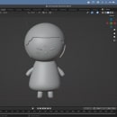 My project for course: Kawaii Character Creation in 3D with Blender . Un proyecto de Ilustración tradicional, Diseño de personajes, Ilustración digital, Modelado 3D y Manga de Annie - 18.07.2022