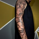 Mi proyecto del curso: Cómo diseñar un tatuaje. Traditional illustration, and Tattoo Design project by Diego Alejandro López Pacheco - 07.22.2022