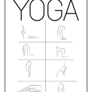 Yoga poster. Traditional illustration, and Poster Design project by freakfnature - 07.03.2022