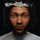 Kendrick Lamar Tribute. Traditional illustration, 3D, 3D Modeling, Portrait Illustration, 3D Character Design, and 3D Design project by Anthony Nuñez Goncalves - 07.22.2022