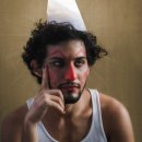 Clown. Retoque fotográfico, e Autorretrato fotográfico projeto de Federico Navarro - 07.04.2020