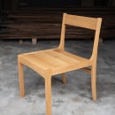 The Clara Dining Chair in White Oak. Furniture Design, and Making project by Tyler Shaheen - 07.26.2022