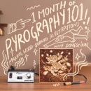 My project for course: Pyrography 101: Woodburning Illustration Techniques. Traditional illustration, Arts, Crafts, and DIY project by Ash Rudolph - 07.26.2022