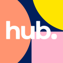 Hub Agency Rebrand - 2022. Un projet de Design , Br, ing et identité , et Création de logos de Alex Aperios - 27.07.2022