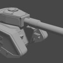 Warhammer 40k/ Leman russ battle tank. Un proyecto de 3D y Diseño de automoción de connorjw2001 - 01.08.2022
