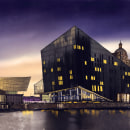 Mann Island, Liverpool. Un proyecto de Ilustración tradicional y Arquitectura de Pedro Alves - 04.08.2022