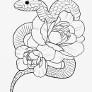 Mi proyecto del curso: Tatuaje botánico con puntillismo. Un proyecto de Ilustración tradicional, Diseño de tatuajes e Ilustración botánica de Luis Miguel Jiménez Ballesta - 29.07.2022
