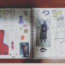 My project for course: Inside a Creative Notebook: Explore Your Illustration Process. Ilustração tradicional, Colagem, Esboçado, Criatividade, Desenho, Pintura em aquarela, Ilustração infantil, Sketchbook, e Pintura guache projeto de polijennifer91 - 10.08.2022