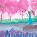 Mi proyecto del curso: Ilustración en acuarela con influencia japonesa. Ilustração tradicional, Desenho, e Pintura em aquarela projeto de Natalia Espejel - 12.08.2022