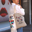 Linen tote bag for embroidery. Design, Design de acessórios, Artesanato, Moda, e Bordado projeto de Olga Narbut - 14.08.2022