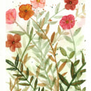 Mi proyecto del curso: Acuarela floral: conecta con la naturaleza. Un proyecto de Ilustración tradicional, Pintura, Pintura a la acuarela e Ilustración botánica de ALICIA NA - 17.08.2022