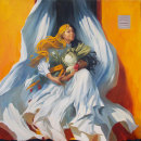 Album cover for Vesta - Uskon Tulevaan. Un proyecto de Ilustración tradicional, Bellas Artes y Pintura al óleo de Anetta Lukjanova - 18.08.2022
