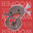 Wooper - Pokemon. Un proyecto de Ilustración tradicional de apolloalex - 21.08.2022